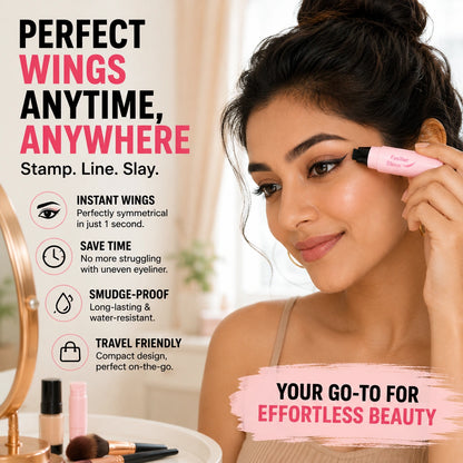 WingStamp Pro™ 2-in-1 Eyeliner Stamp & Precision Liner